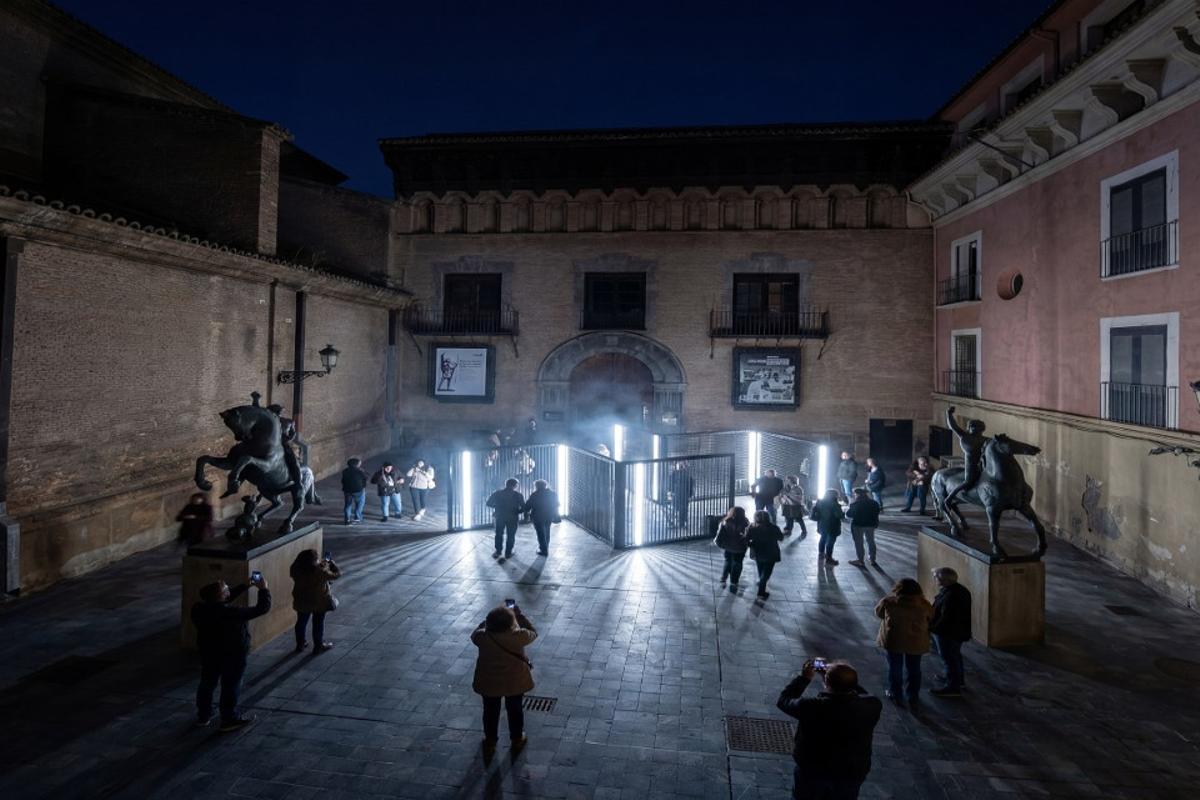 La instalación lumínica 'Sign'.