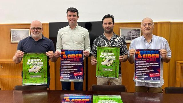 Durán, Louzao, Agrelo y Soto ayer en la presentación del evento. |