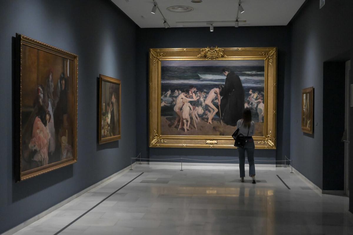 Las obras de Joaquín Sorolla se exponen en la Fundación Bancaja.