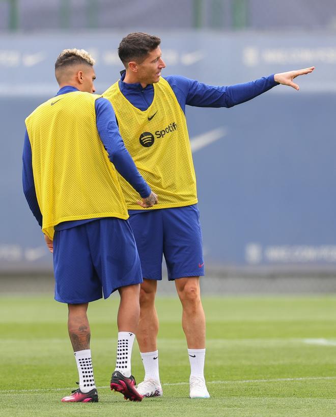 Último entrenamiento del FC Barcelona antes del clásico ante el Real Madrid