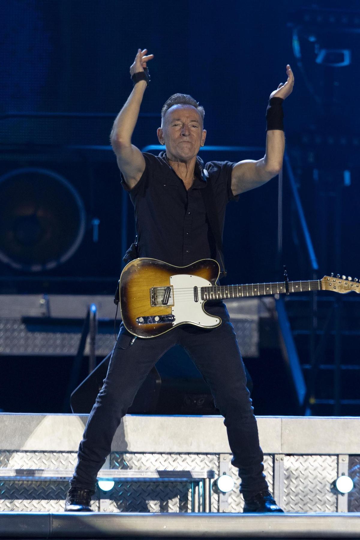 Bruce Springsteen en concierto en el Estadi Olimpic  