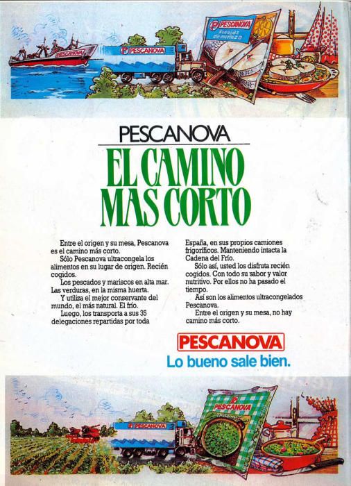Así ha cambiado la imagen de Pescanova ¿Te acuerdas?