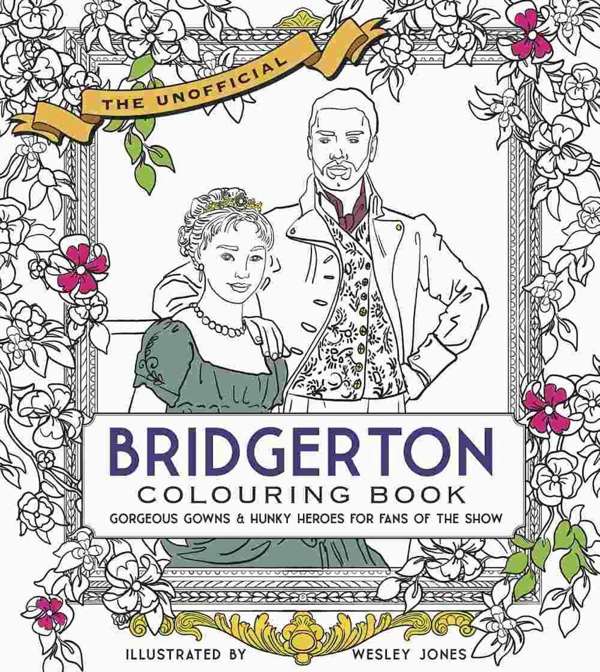 Bridgerton colouring book (libro para colorear inspirado en la serie)