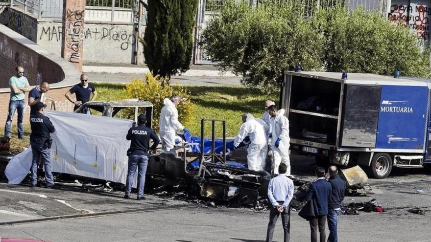 Mueren tres hermanas menores de etnia gitana en un incendio provocado en Roma