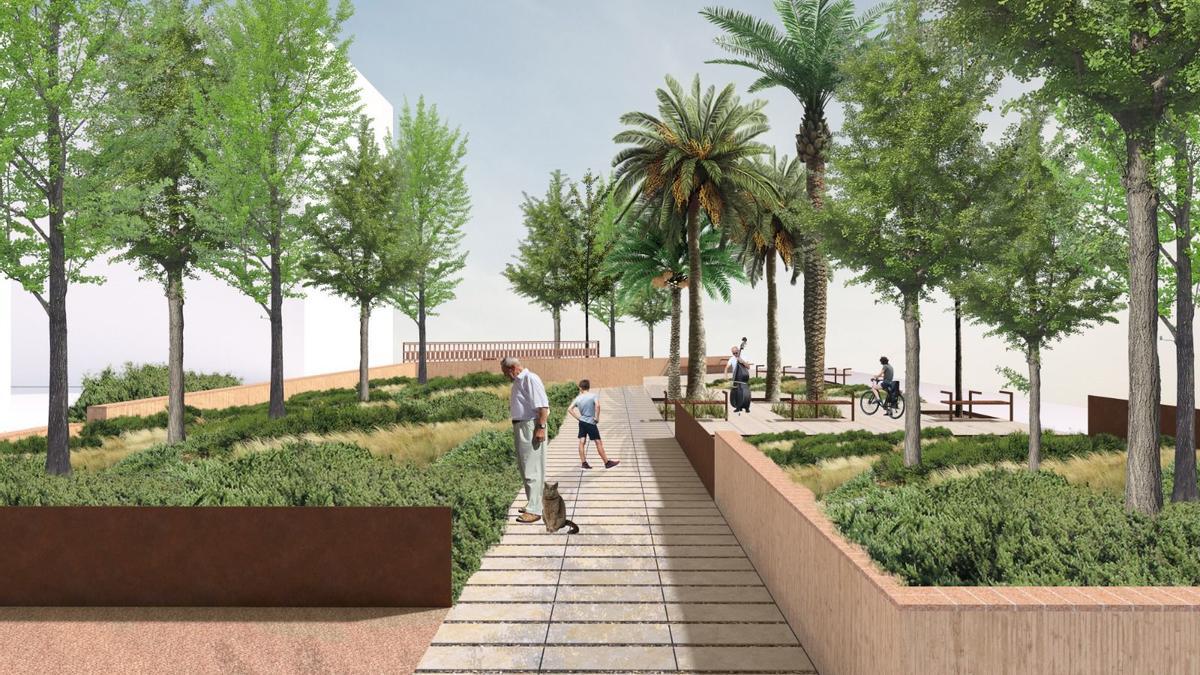 Figuración del nuevo jardín de Marxalenes