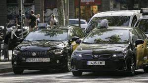 Taxis en Barcelona.