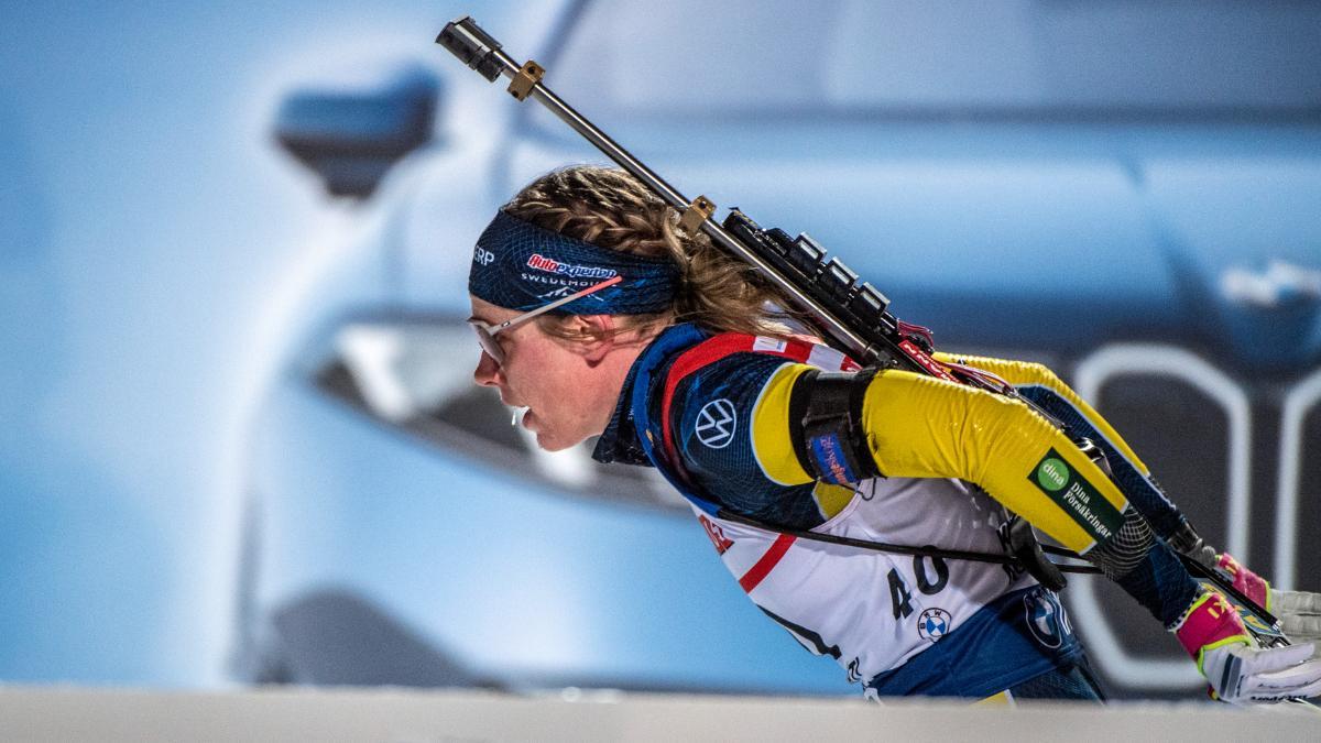 Elvira Öberg, en pleno esfuerzo en Milán - Cortina