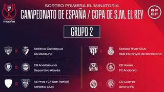 Todos los emparejamientos de la primera ronda de la Copa del Rey 2026/27