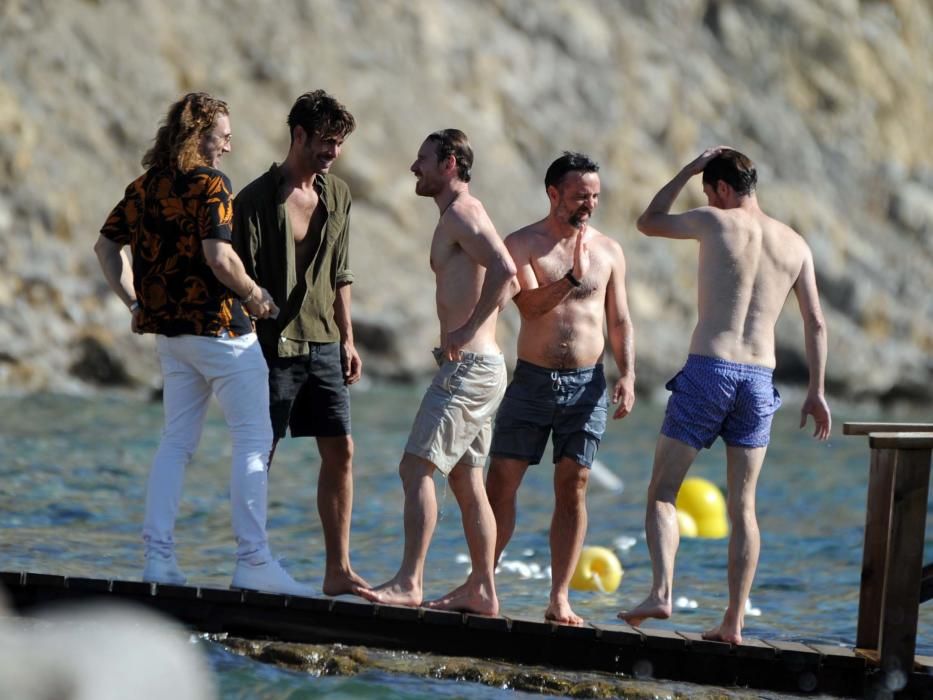 Antes de la boda los novios disfrutaron de las playas de Ibiza