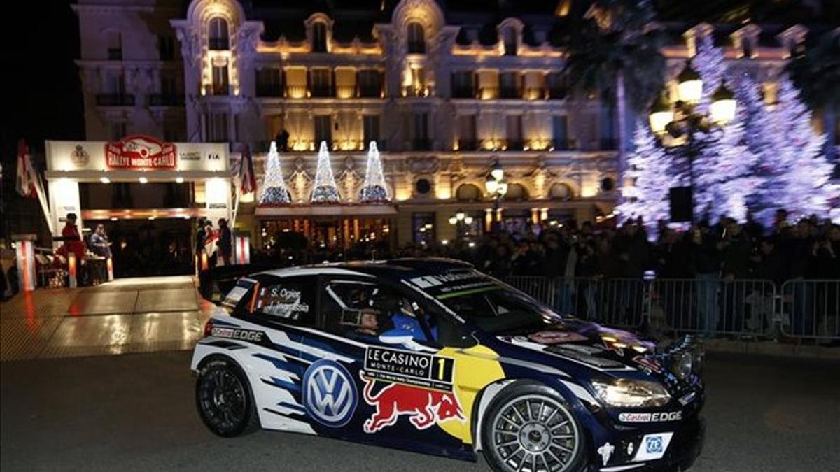 Ogier se impuso en la primera espcial del Rally de Montecarlo 2016