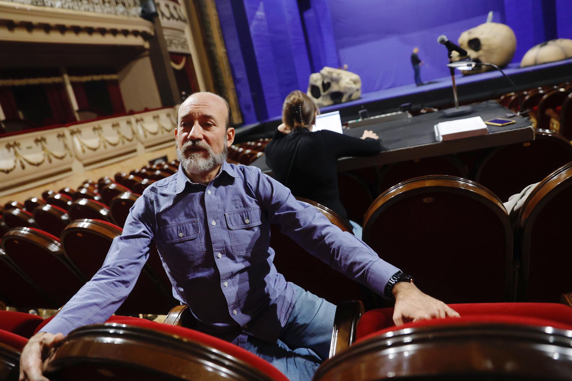 Ensayo de la ópera Don Giovanni en el teatro Campoamor