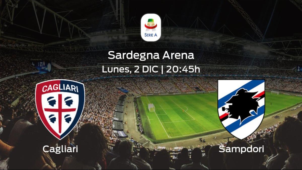 Jornada 14 de la Serie A: previa del duelo Cagliari - Sampdoria