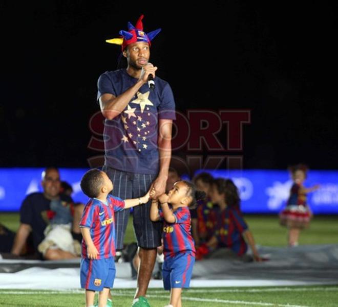 El Camp Nou acogió la fiesta de la Liga