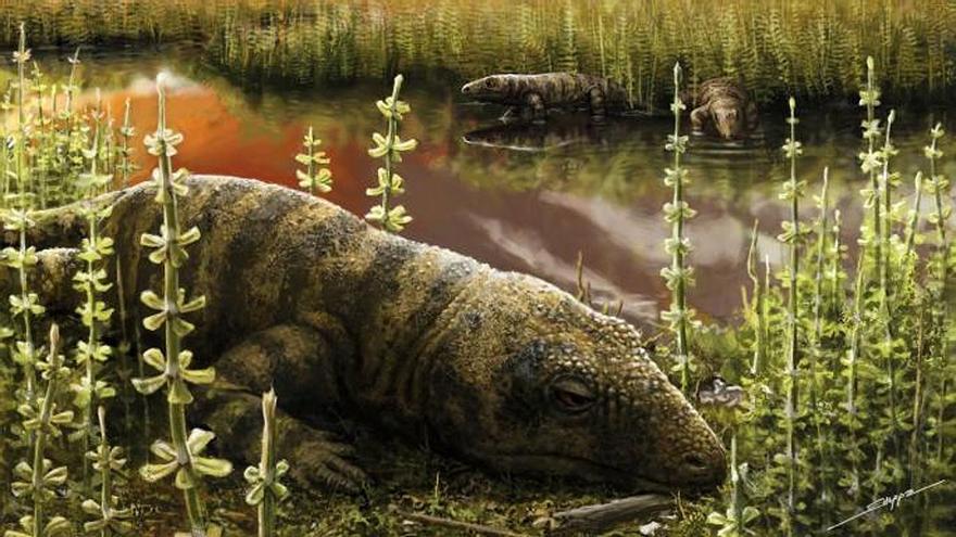 Tramuntanasaurio, el nuevo reptil descubierto en Mallorca con más de 270 millones de años