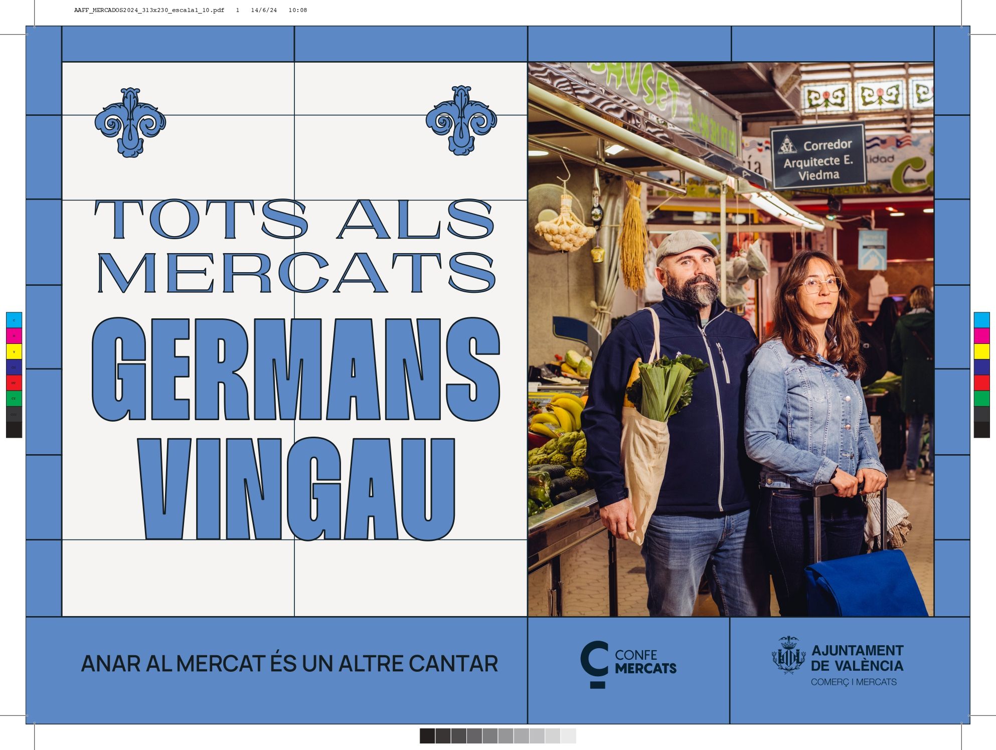 Así es la nueva campaña de los Mercados Municipales de València