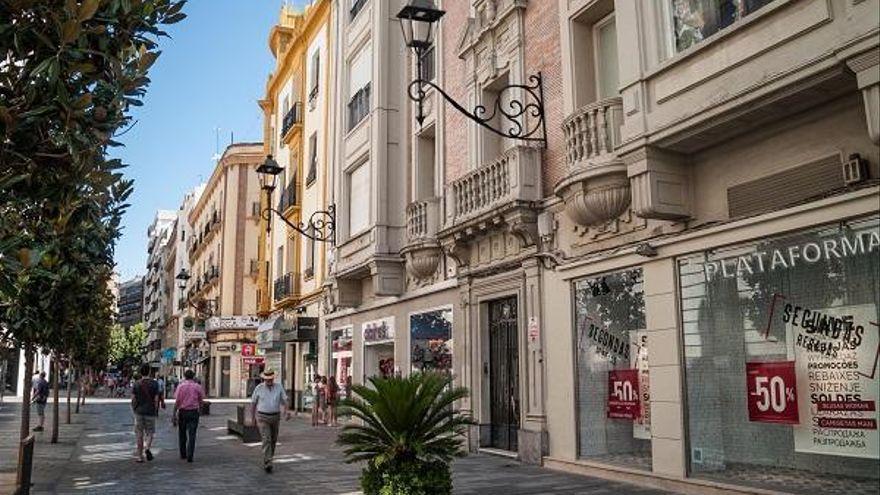 Calle Cruz Conde, en el centro de Córdoba.