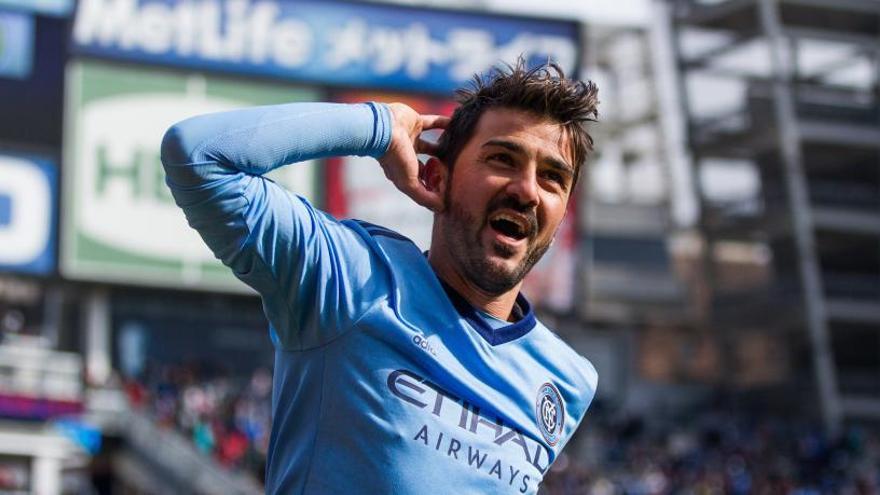 David Villa deja EEUU por Japón.