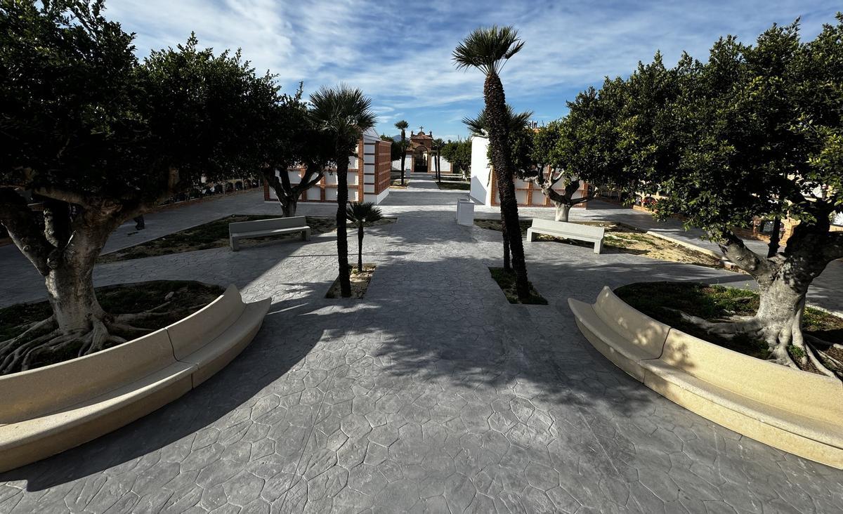 Cementerio de Miramar tras su reforma.