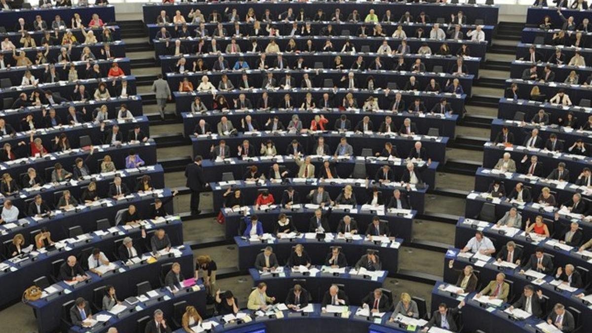 Sesión de la Eurocámara en Estrasburgo.