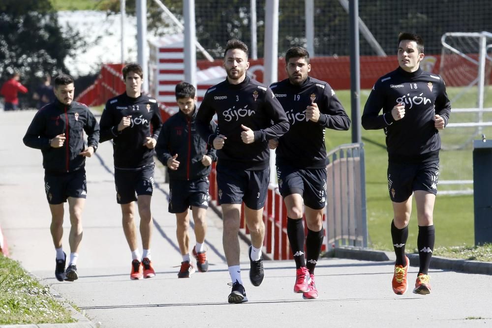 Entrenamiento del Sporting