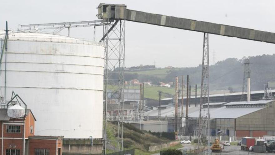 La factoría de Alcoa en Avilés.