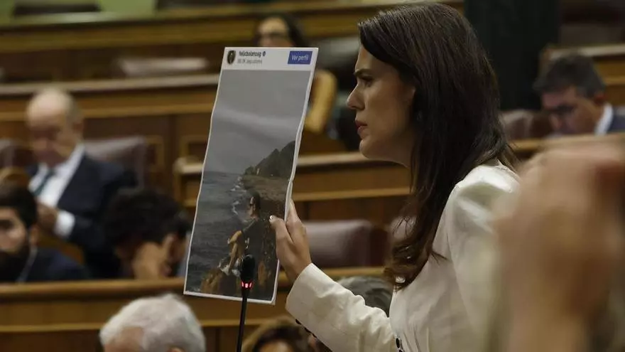 Cara a cara en el Congreso entre Miriam Guardiola y el ministro Félix Bolaños