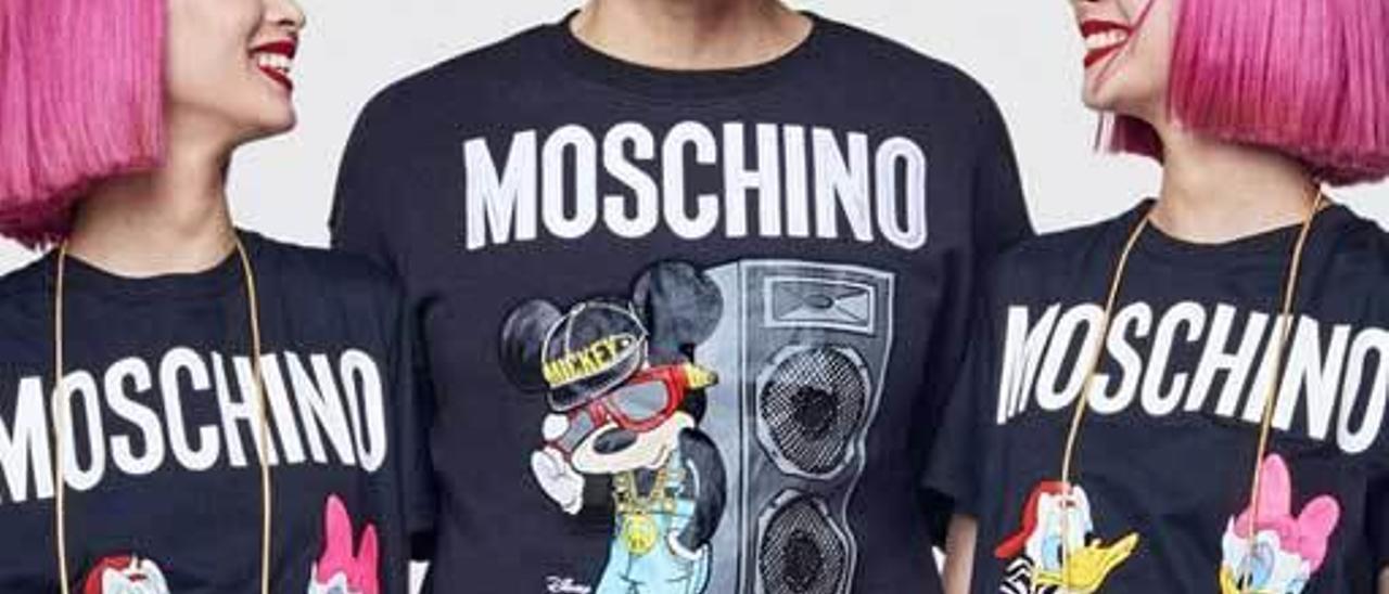 Camisetas de Moschino.