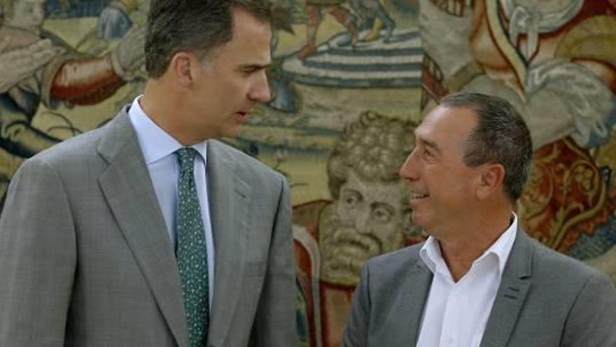 Baldovi propone al Rey  un gobierno sin el PP y sin Rajoy: «Sería higiénico»