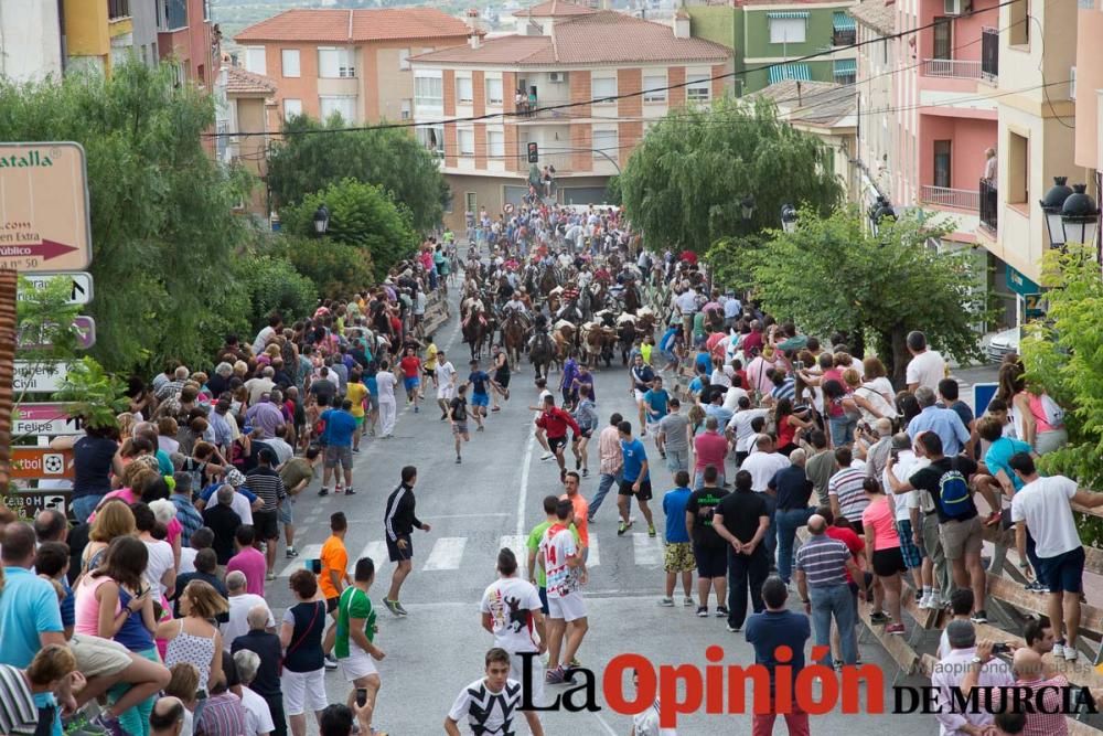 Último encierro en las Fiestas de Moratalla