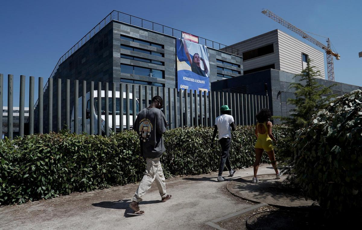 Vista del Centro de Recepción, Atención y Derivación de refugiados de Pozuelo de Alarcón, envuelto este año por la polémica entre la Comunidad y el Gobierno central.