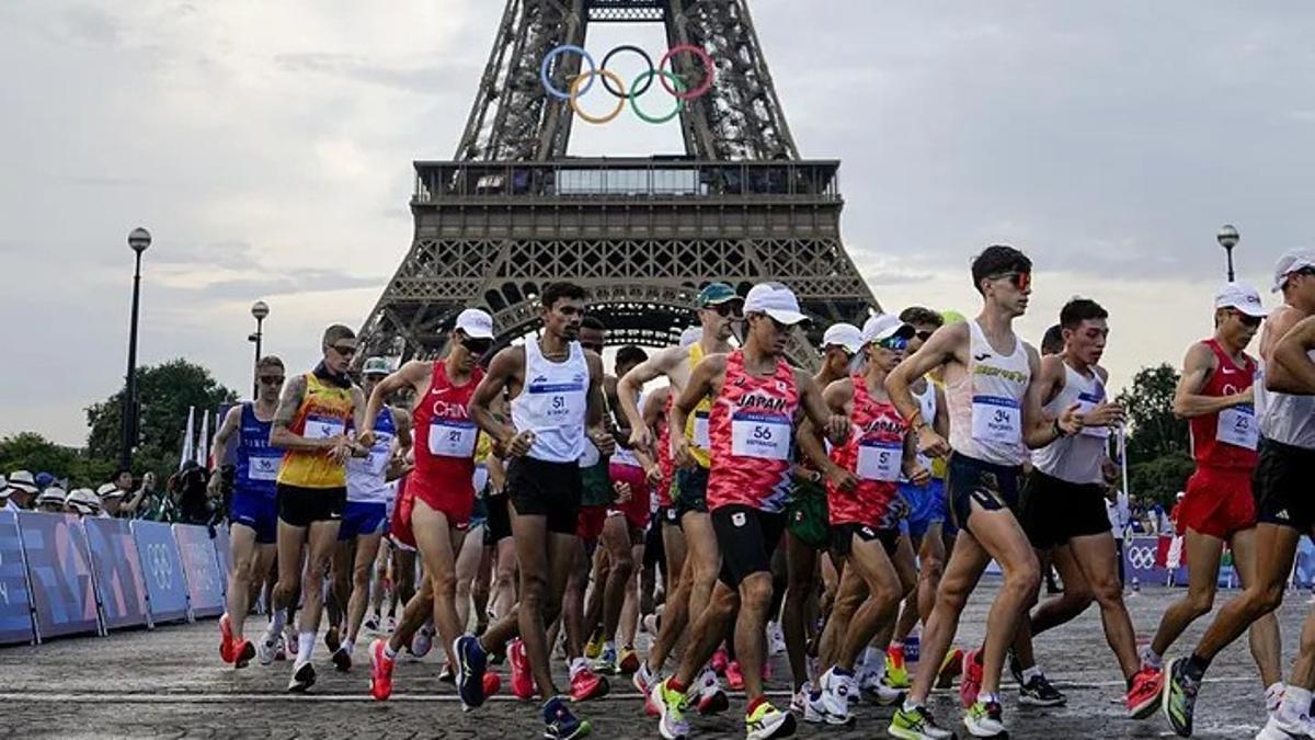 La prueba de 20 kilómetros marcha masculina.