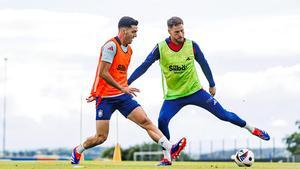 El primer entrenamiento de la selección tras la victoria ante Georgia