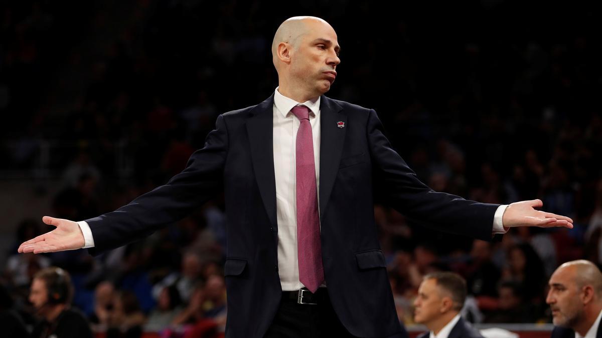 Joan Peñarroya en su etapa en Baskonia