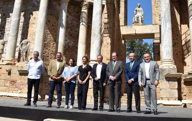 La escena del Teatro Romano de Mérida ganará protagonismo con una nueva iluminación