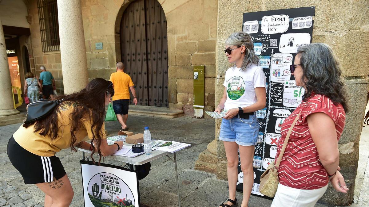 Plasencia dice 'no' a la planta de biometano: casi 2000 firmas contra su implantación
