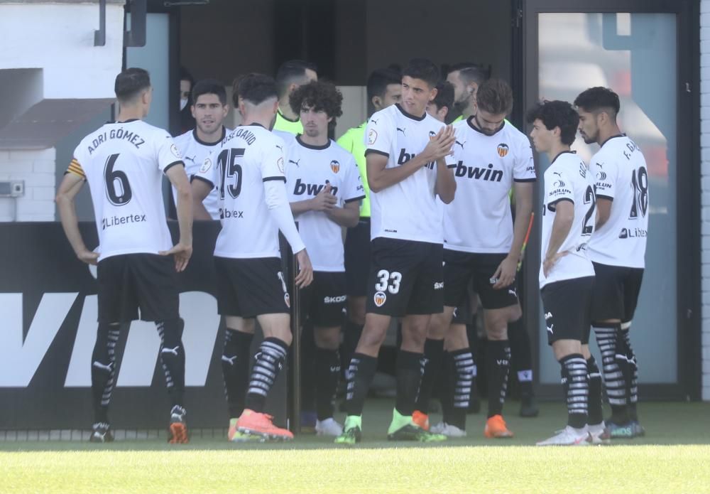 Valencia Mestalla - UD Ibiza, en imágenes