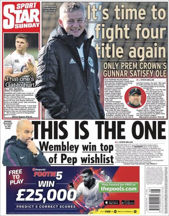 Portada STAR SPORT domingo 24 febrero 2019