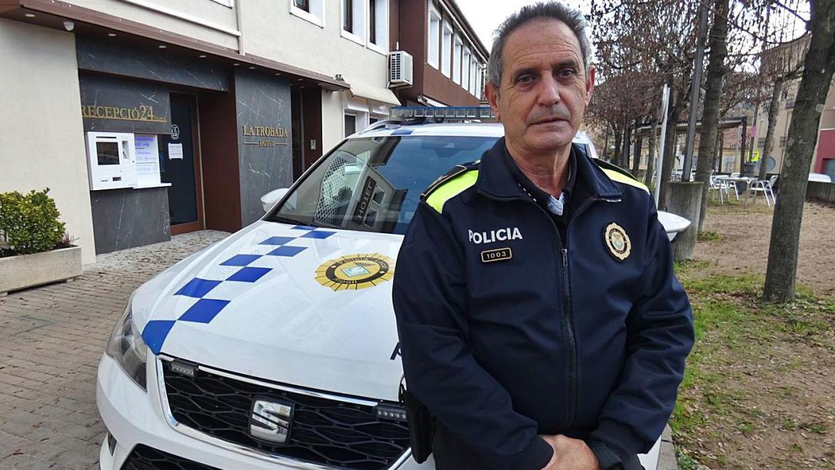 Joan Garcia s&#039;ha jubilat després de més de 40 anys a la Policia Local.