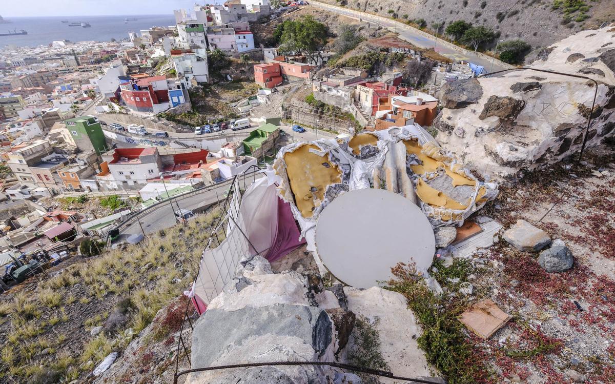 Punta de Diamante en el Risco de San Nicolás