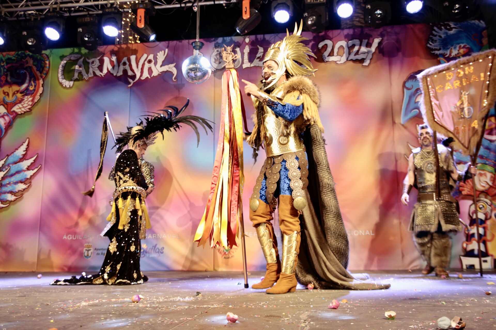 Batalla de Don Carnal y Doña Cuaresma, y pregón del Carnaval de Águilas en fotos