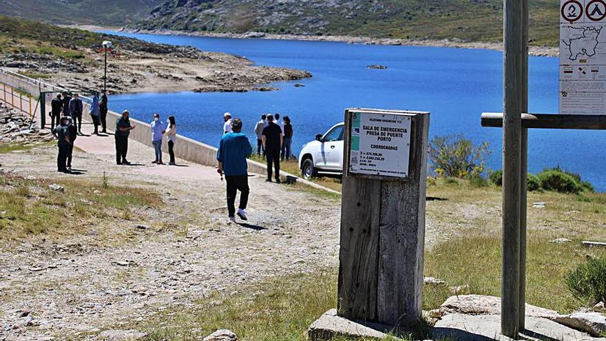 Prueba del Plan de Emergencias en el embalse de Puente Porto. | A. S.