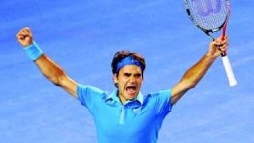 Federer hace llorar a Murray