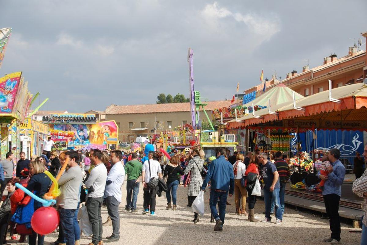 Los más pequeños pueden disfrutar desde ayer de todas las atracciones infantiles.