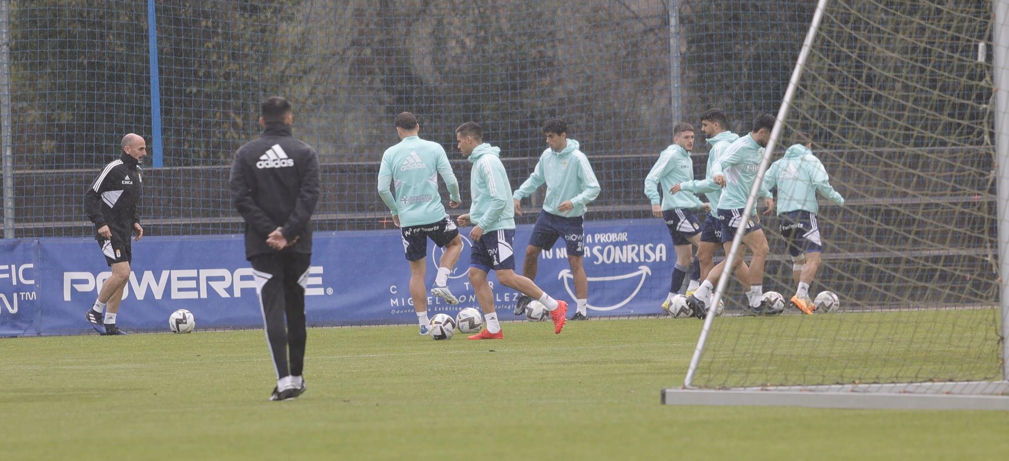 Las imágenes del entrenamiento del Oviedo