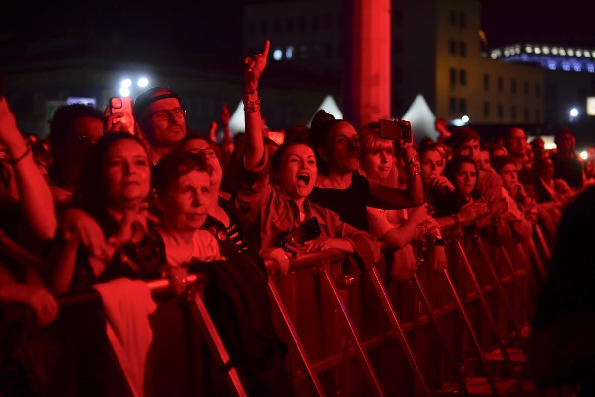 Público asistente a la primera jornada del Morriña Fest 2026.