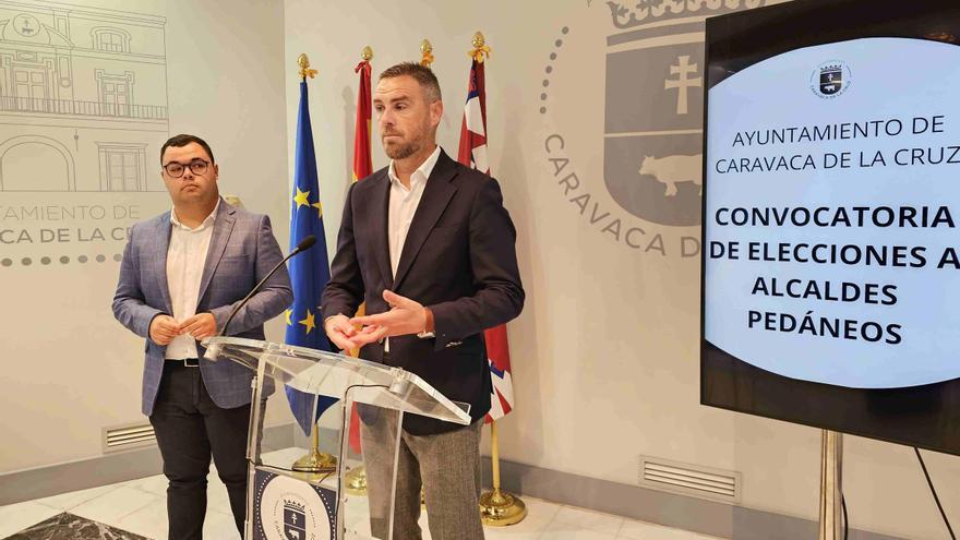 Caravaca convoca la segunda consulta ciudadana para la elección de los alcaldes pedáneos