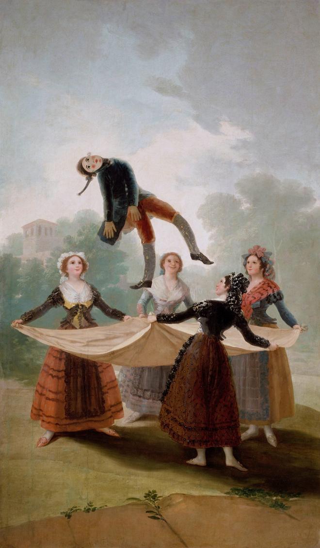 El Pelele, exposición Goya