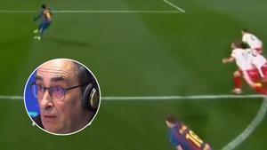 Iturralde lo tiene claro: El penalti de Lamine setenía que haberse repetido