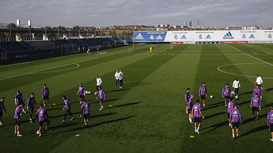 Vista de la ciudad deportiva del Madrid en Valdebebas.