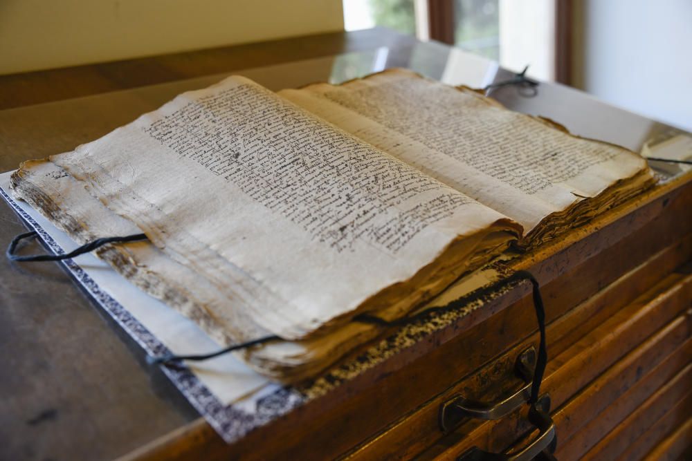 El testament de Jaume Marcet de 1549 està custodiat a l'Arxiu Comarcal del Bages